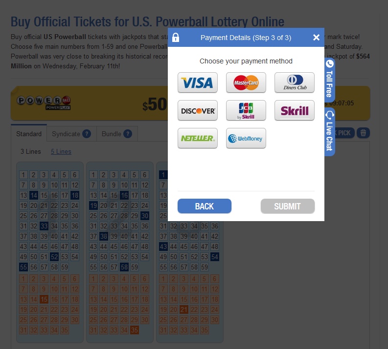 Choose your payment method